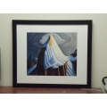 "Mount Lefroy, 1930" Framed Print by Lawren Harris